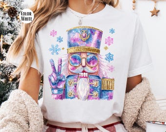 Comfort Colors Funny Pastel Nutcracker Shirt - Nutcracker Christmas Tee