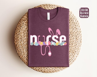 Nurse Easter Bunny Ears Shirt: Pediatric NICU Nurse Crewneck