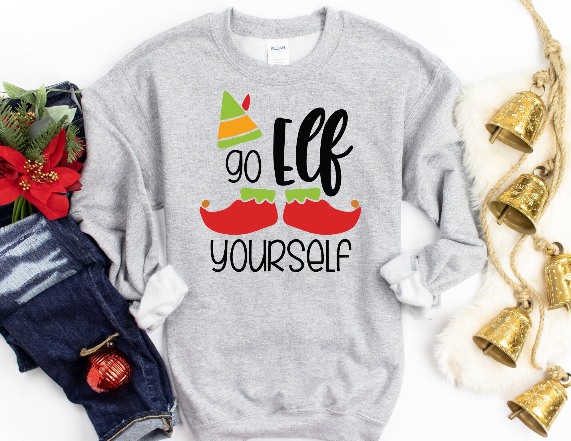 Go Elf Yourself Sweatshirt Christmas 