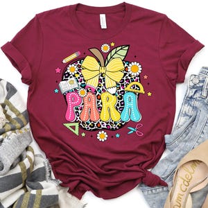 Apple Para Shirt //  Cute Paraprofessional Shirt // Teacher Shirt // Paraprofessional Gift // Paraprofessionals // Shirt for Para