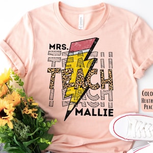 Custom Retro Teacher Shirt: Personalized Back to School Gift
