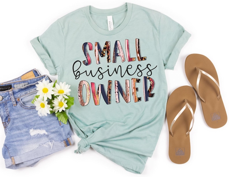 Small Business Owner Shirt: Support Local Business Tee image 1