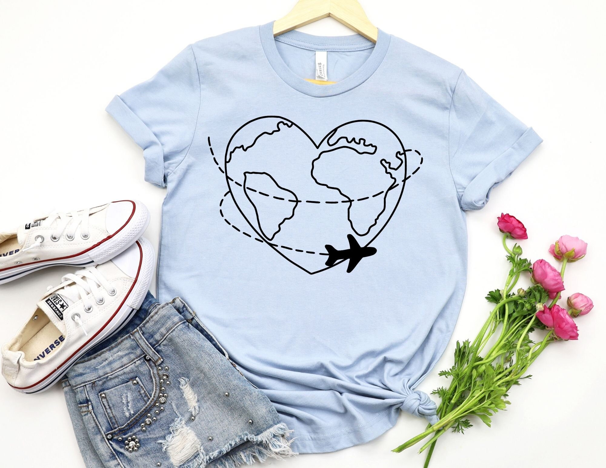 Love Traveling Shirt Vacation Shirt Take a Flight Shirt - Etsy