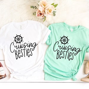 Cruising Besties Shirt: Vacation Graphic Tee