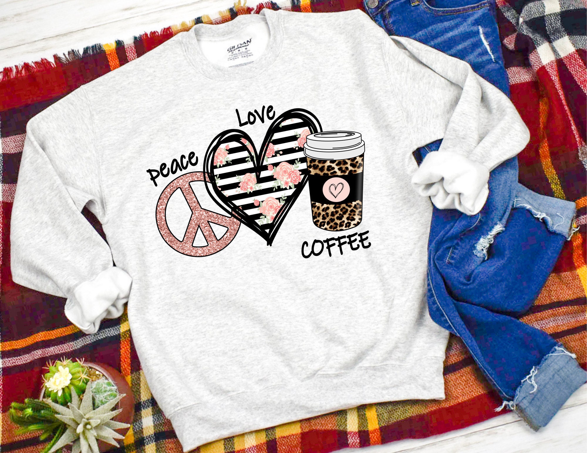 I love sales coffee sweatshirt
