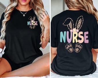 Easter Bunny Nurse Shirt: RN Apparel, Nurse Week Gift