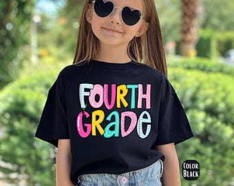 Fourth Grade Shirt: Back to School Tee for Kids