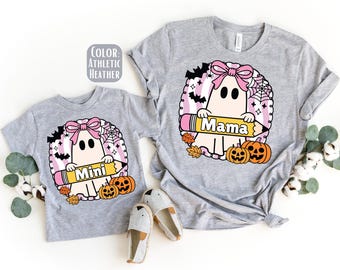 Matching Mama Mini Halloween Shirts - Mother Daughter Tee