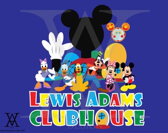 Mickey Mouse Clubhouse clipart vector. INSTANT DOWNLOAD | Etsy