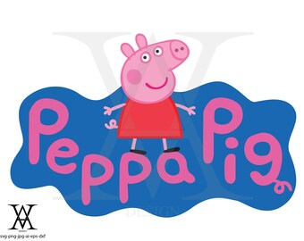 Download Free Peppa Pig Jpg Etsy SVG Cut Files