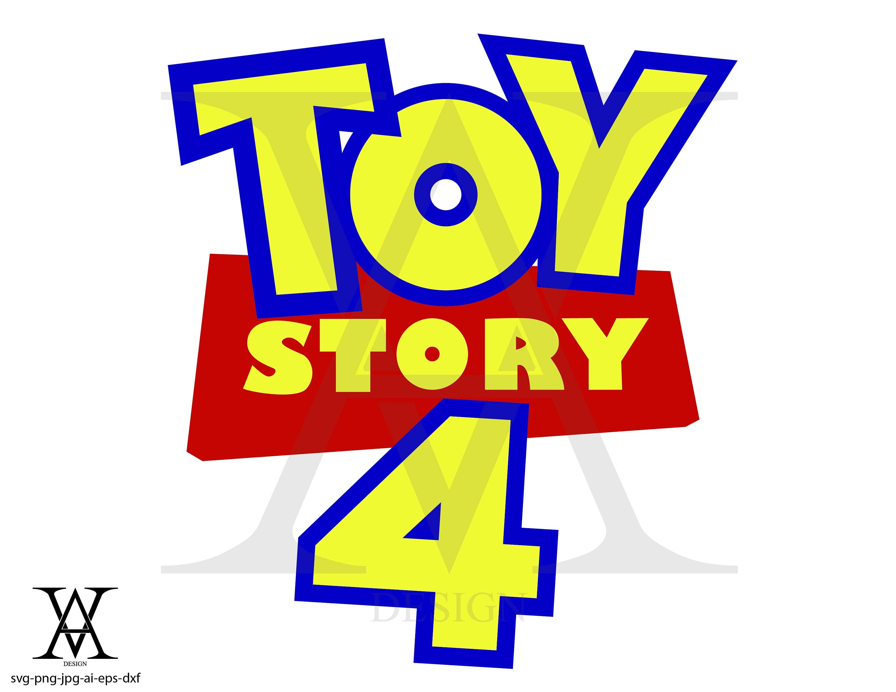 Toy story 4 silhouette clipart vector. INSTANT DOWNLOAD Etsy