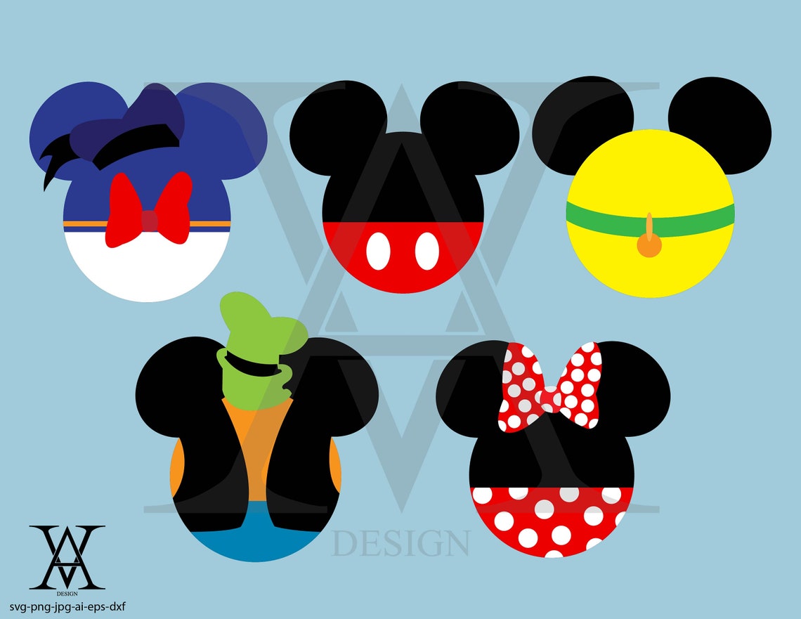 Mickey Mouse Clubhouse logo clipart vector. INSTANT Etsy