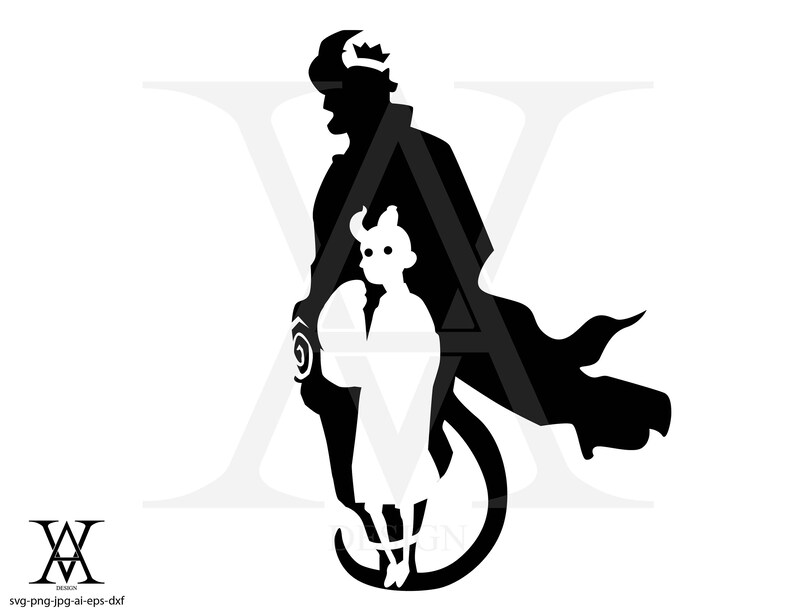 Download Hellboy kids t shirt silhouette vector. INSTANT DOWNLOAD ...