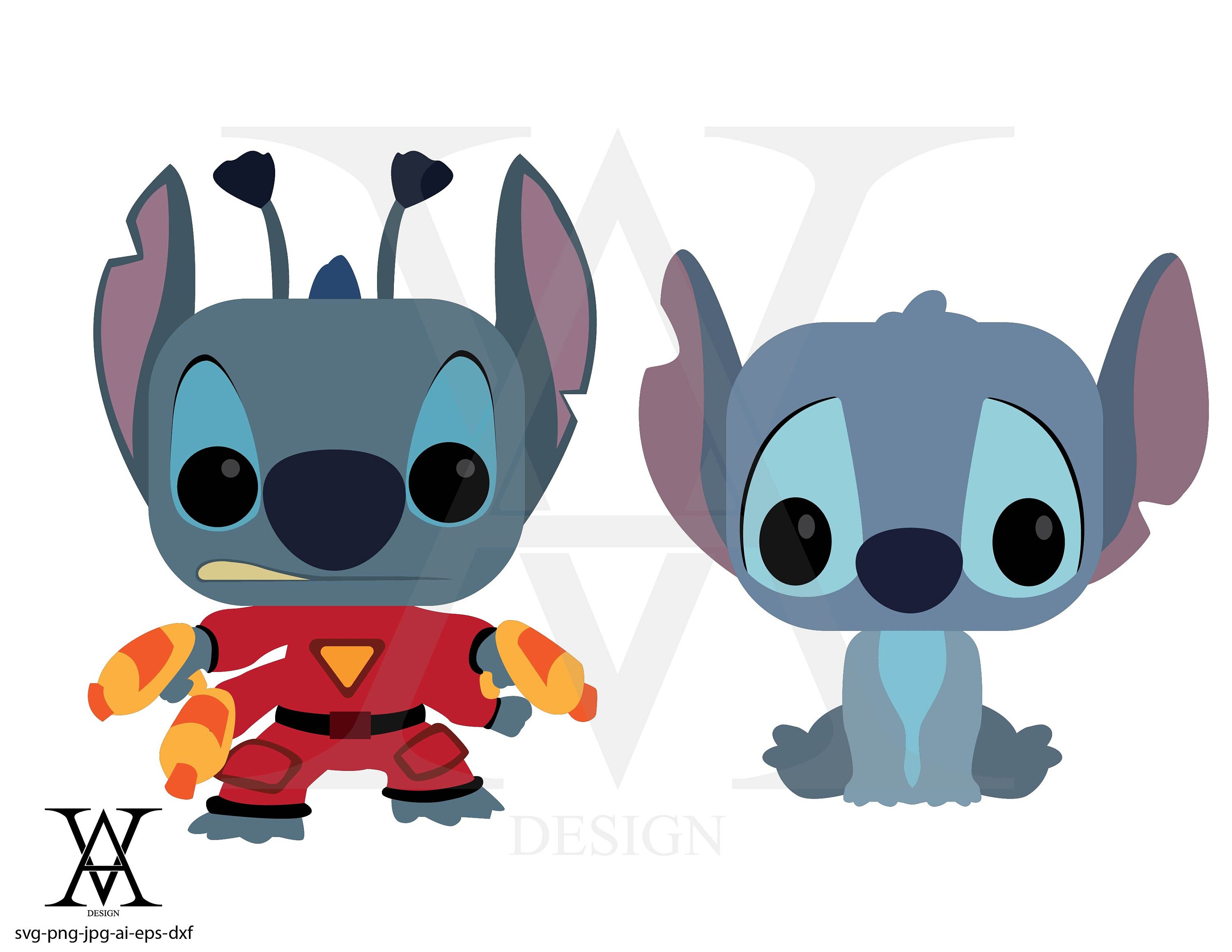 Download Lilo & Stitch baby stitch clipart disney vector. INSTANT | Etsy