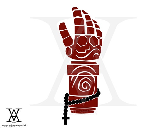 Download Arm Hellboy Comic Clipart Vector Instant Download Etsy