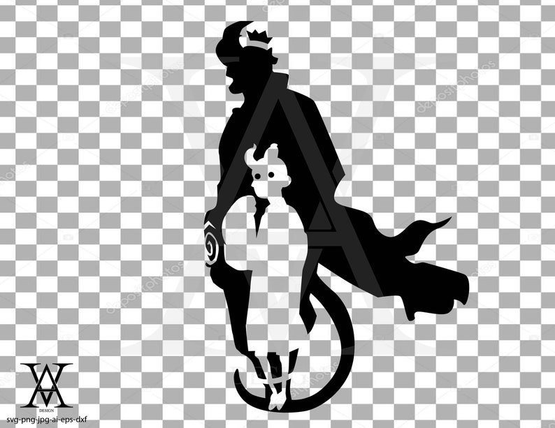 Download Hellboy kids t shirt silhouette vector. INSTANT DOWNLOAD ...