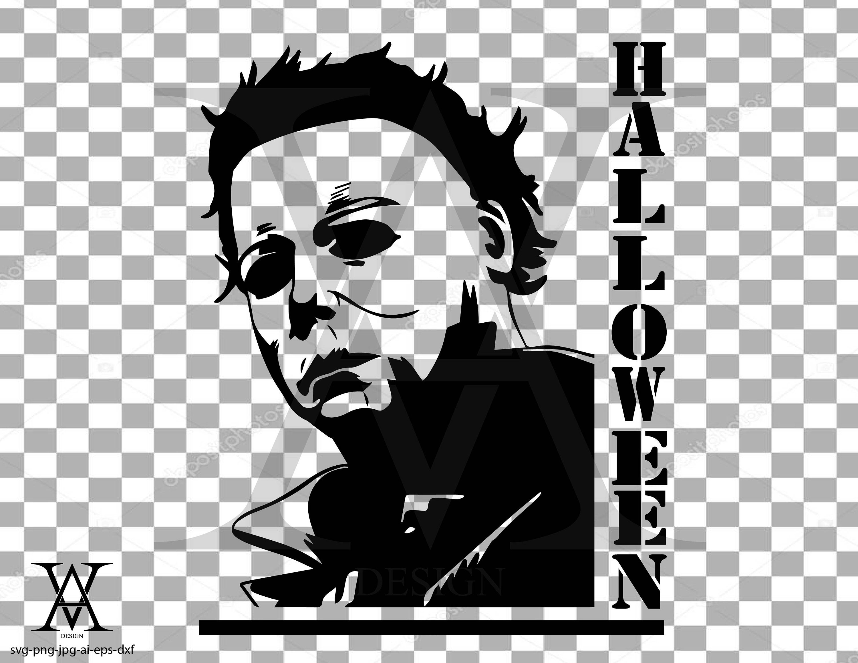 5. Creepy Michael Myers Nail Designs - wide 7