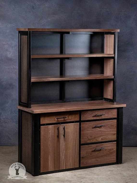 The Reagan Walnut Executive Desk, Stained Finish | Deer Valley Woodworks