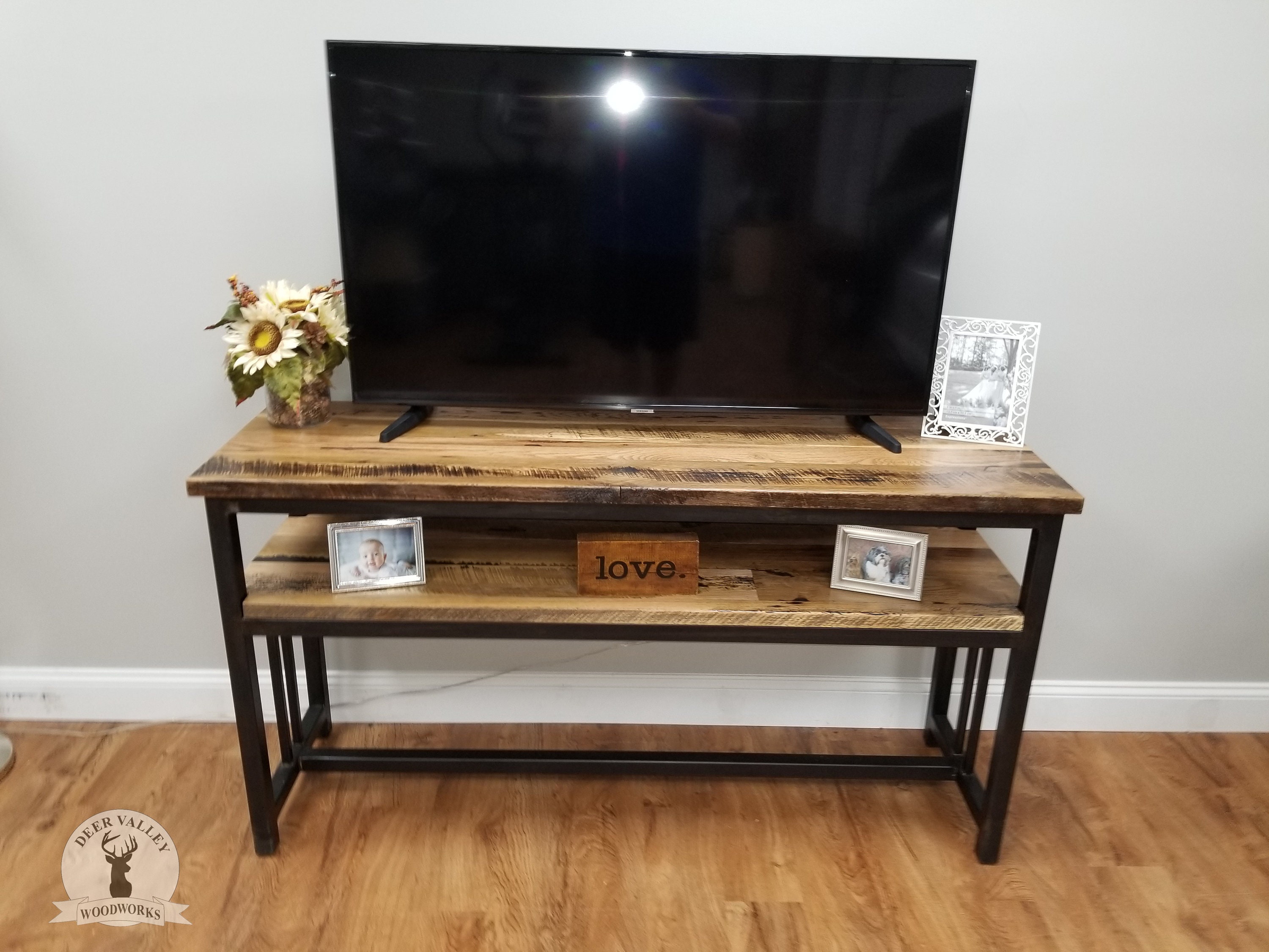 Reclaimed Wood Media Center