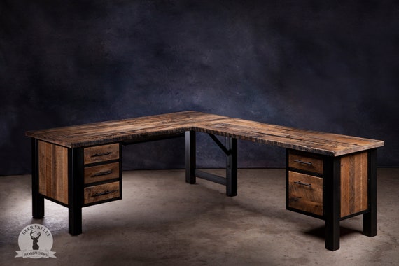 Barwood Oak Dark Wood,Light Wood Desk - Rooms To Go
