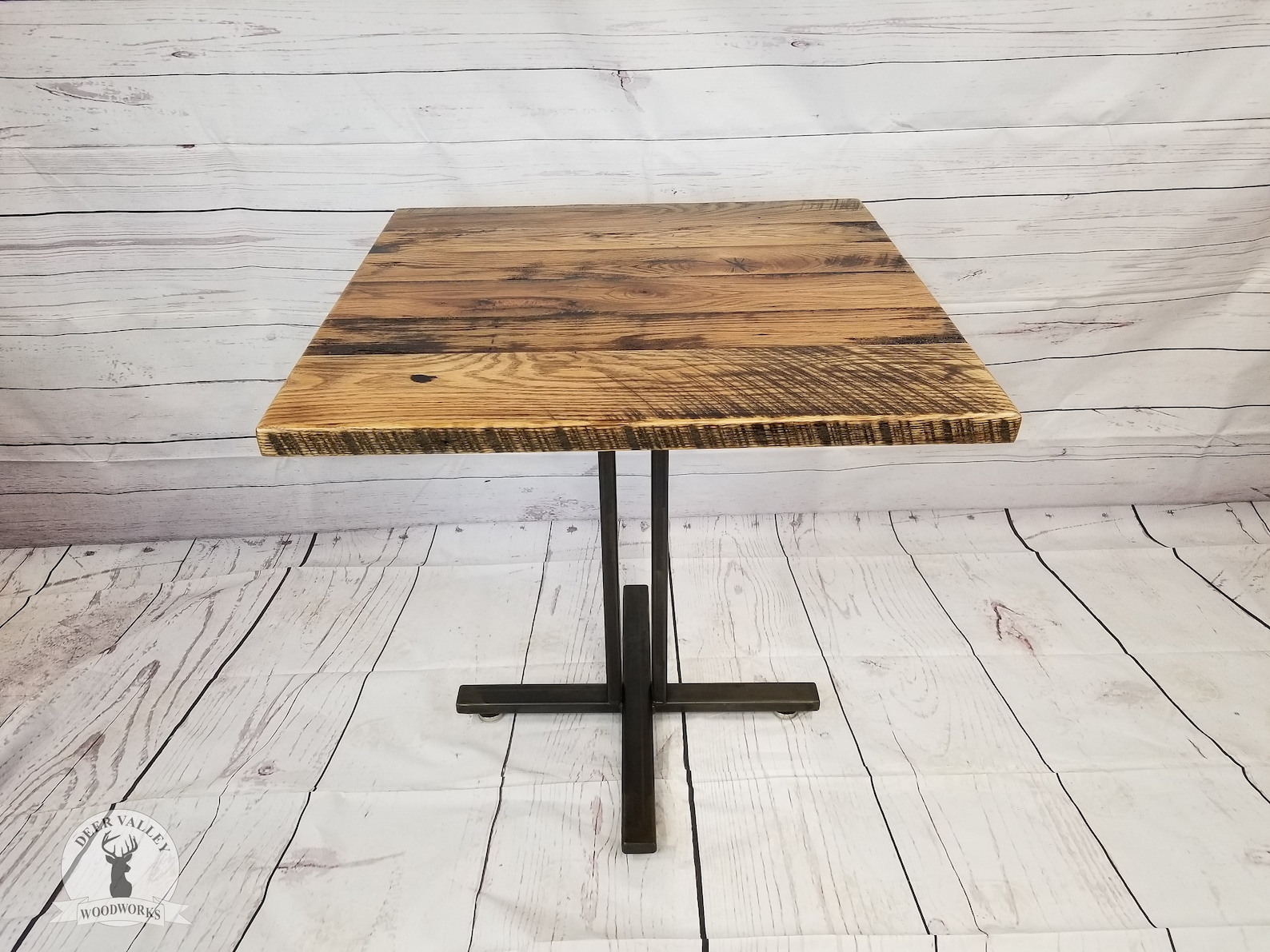 Reclaimed Wood Bistro Table Rustic Pub Table Small Farmhouse - Etsy