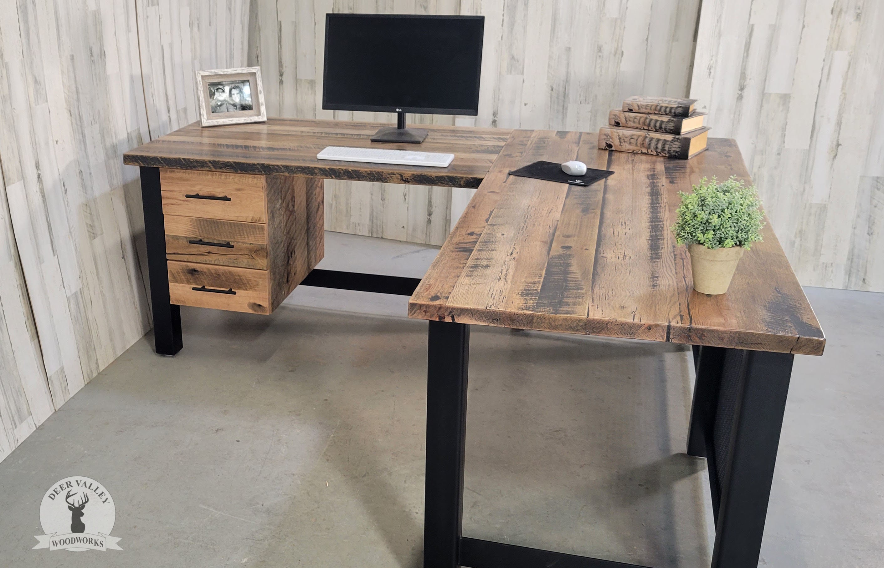 11+ Wood L Shaped Desks