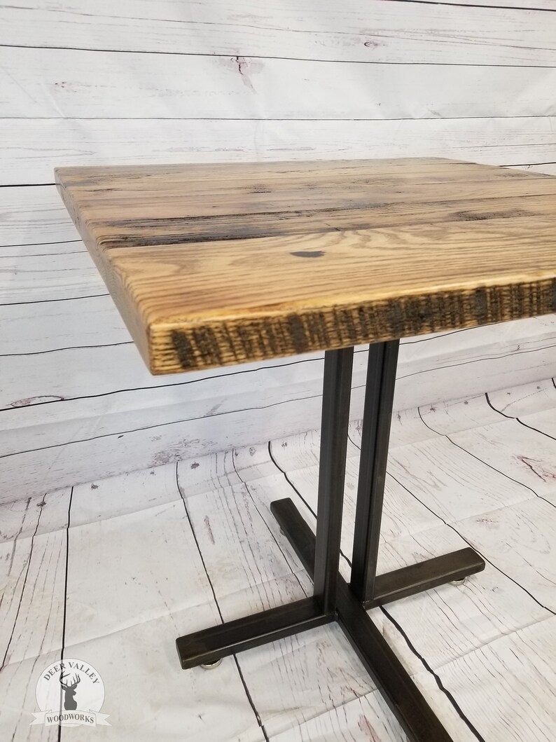 Reclaimed Wood Bistro Table Rustic Pub Table Small Farmhouse - Etsy
