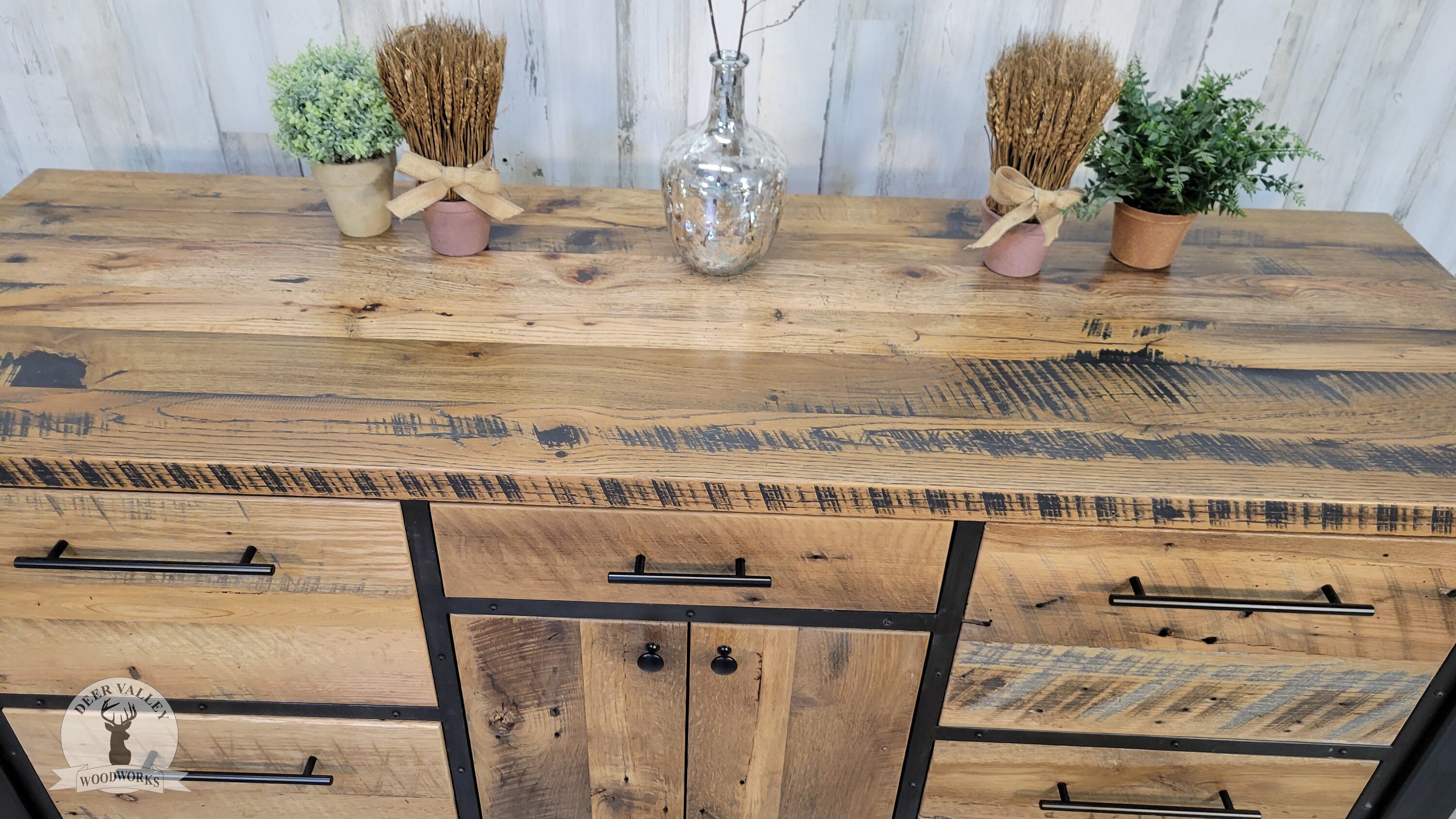 Barnwood credenza clearance