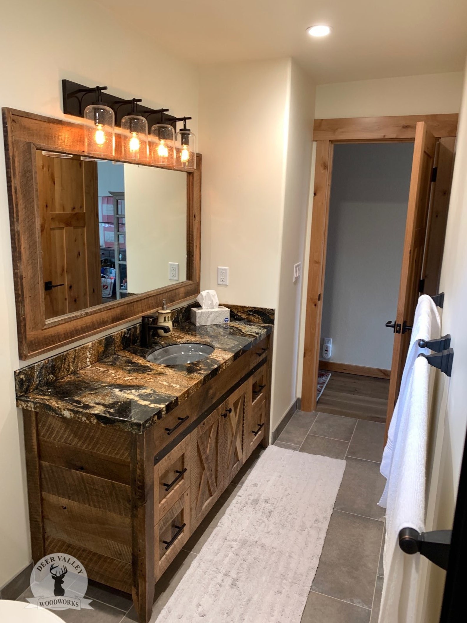 Farmhouse Bathroom Sink Reclaimed Wood Vanity Rustic - Etsy