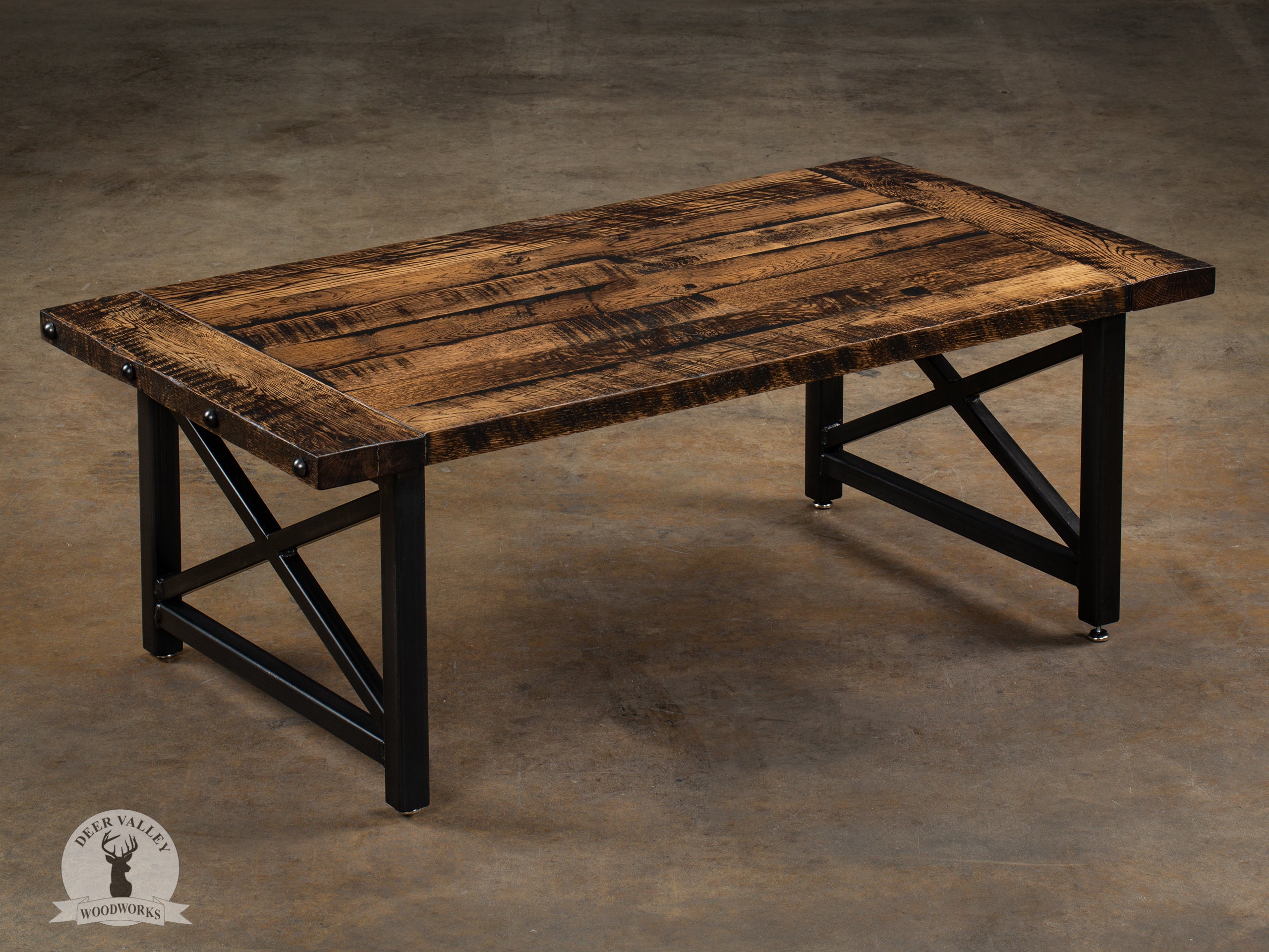 Reclaimed wood cocktail table discount