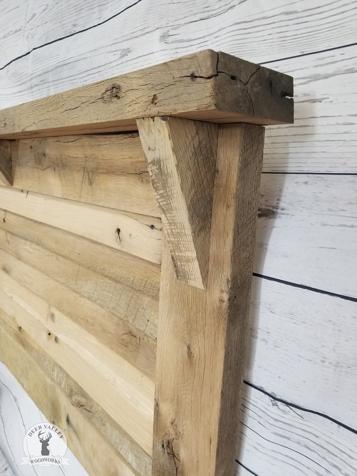 Rustic Barnwood Headboard Reclaimed Wood Queen Headboard - Etsy