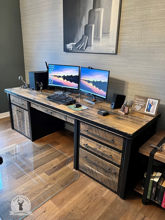 Reclaimed Wood Home Office 87 Inviting Modern Farmhouse Home Offices