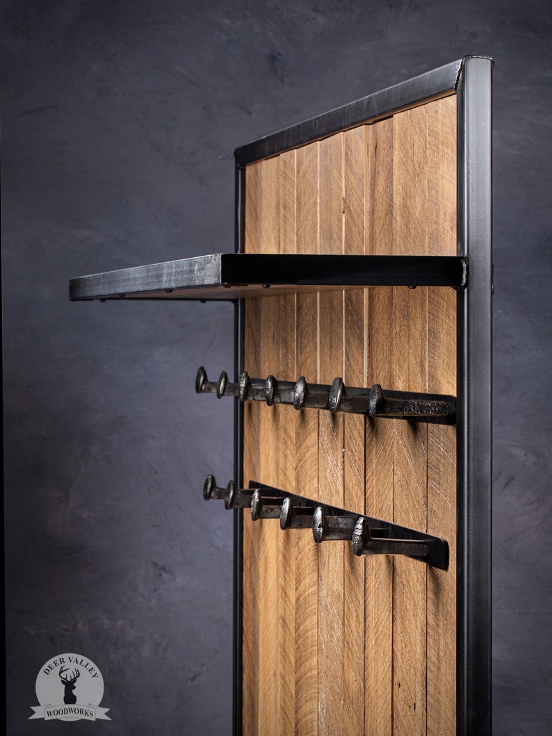 50 Reclaimed Barnwood Hall Tree Farmhouse Hall Tree Etsy