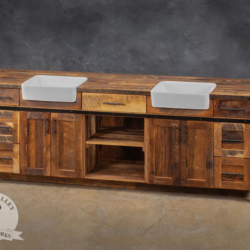 Farmhouse Bathroom Vanity - Etsy