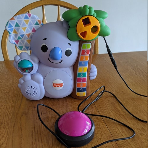 Switch Adapted Monkey Gears Toy Special Needs Etsy