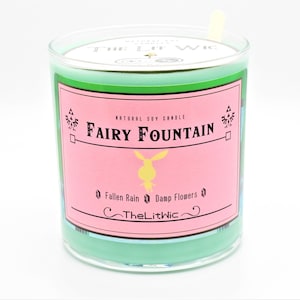 Fairy Fountain Legend of Zelda Inspired 9oz. Natural Soy Wax Candle