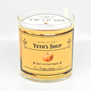 Yeto's Pumpkin Soup Legend of Zelda Inspired 9oz. Natural Soy Wax Candle