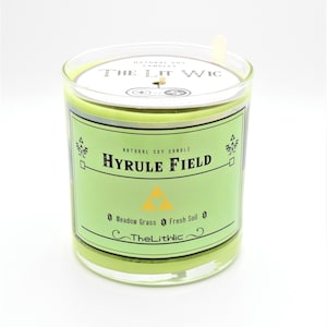 Hyrule Field Legend of Zelda Inspired 9oz. Natural Soy Wax Candle