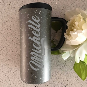 Personalised Stainless Steel Travel Mug, Engraved Travel Mug