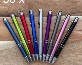 30 x Engraved Metal Pens Teachers Gifts Christmas Gifts Personalised End Of Year Gift