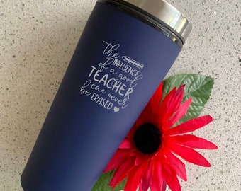 Personalised Teachers Gift Thermo Travel Mug, Coffee Mug, Personalised Engraved Mug , Present Gift Teacher Christmas Gift