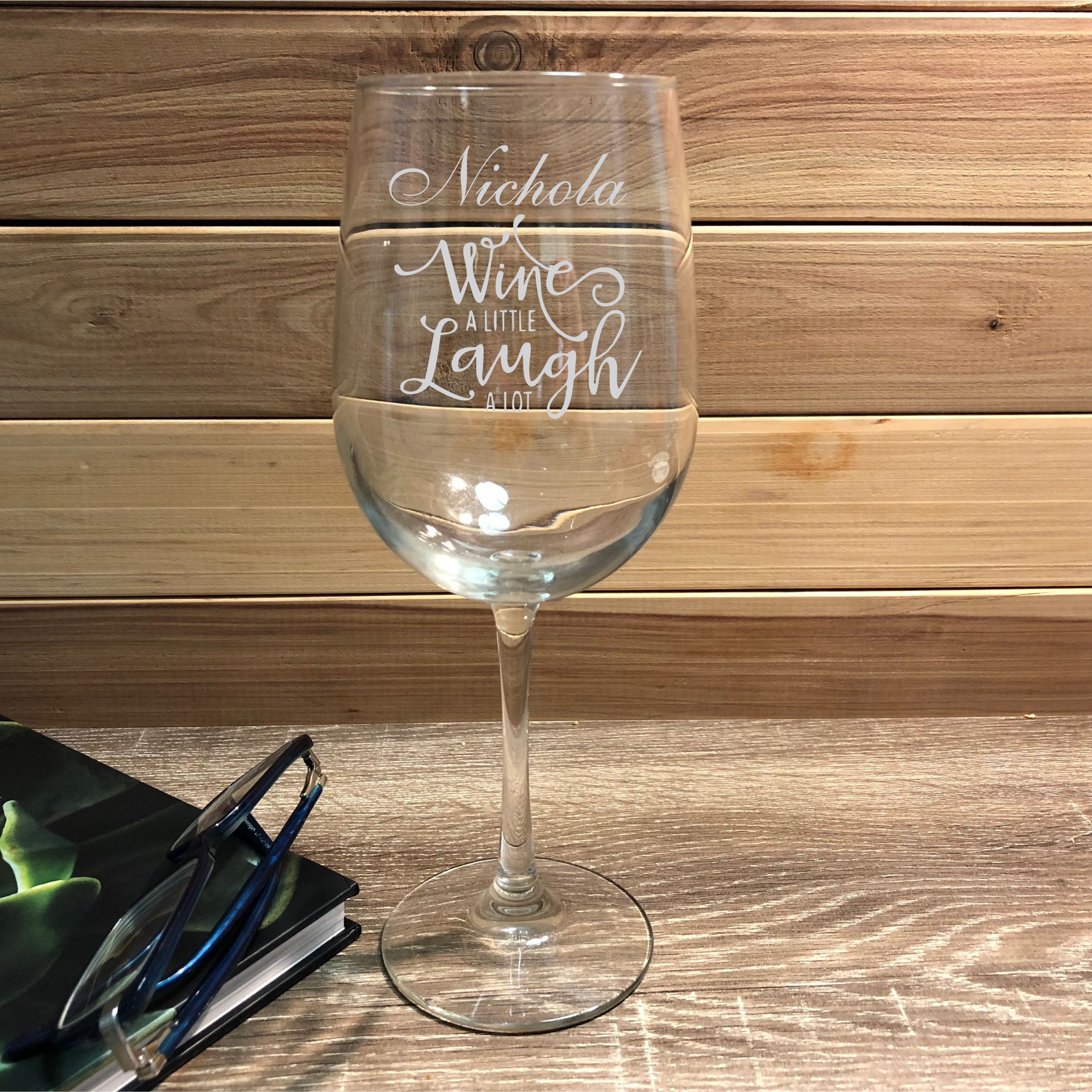 Personalised Engraved 540ml Wine Glass Birthday Glass GIFT Etsy Australia