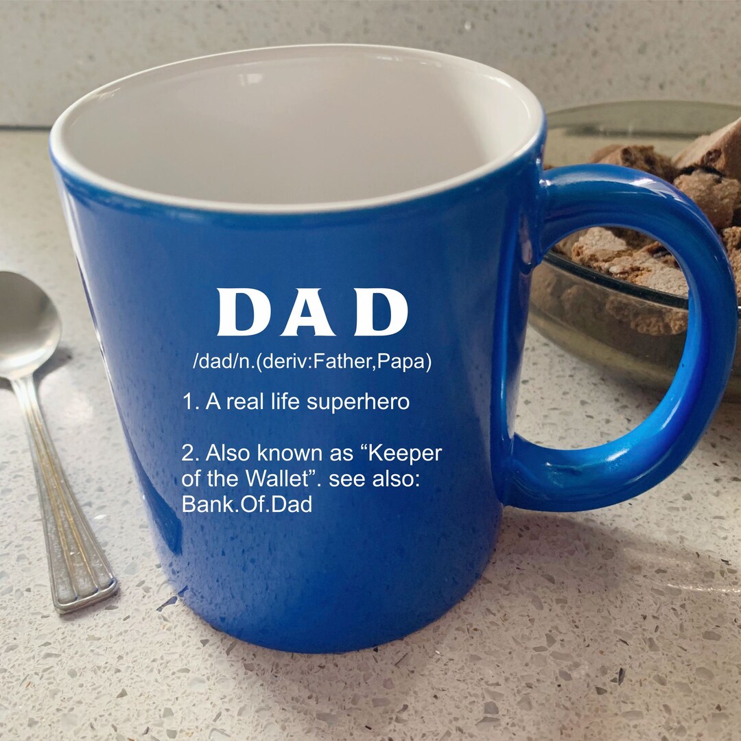 Fathers Day Coffee Mug Personalised Engraved Ceramic Coffee Mug Dad Pop Grandad Etsy.de