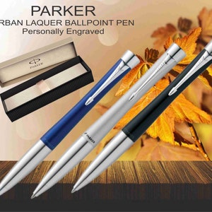 Personalised  Engraved  Parker Pens - Urban Parker Pen - Genuine Parker Pen - Free Gift Box