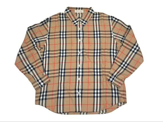 Vintage BURBERRYS Nova Check Shirt Monogram Prorsum - Women