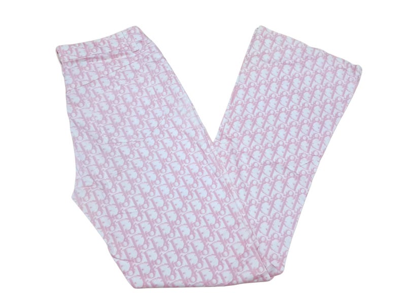 Vintage Christian Dior Monogram Trouser Pants Pink Size 29 - Etsy