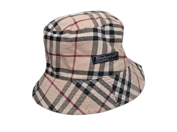 Vintage BURBERRY\'S  Nova Check Bucket Hat Small Vintage Burberry Nova Check 2 Side Reversible Bucket Hat  main image 3