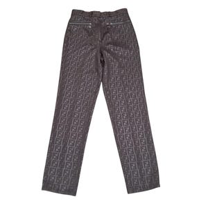 Vintage FENDI Zucca Monogram Trouser Pants Size/Waist 28