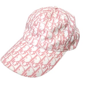 Vintage Christian Dior Monogra Hat Pink