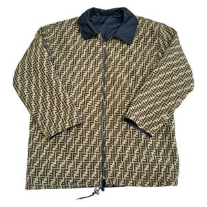 Vintage FENDI ZUCCA Monogram Jacket Reversible
